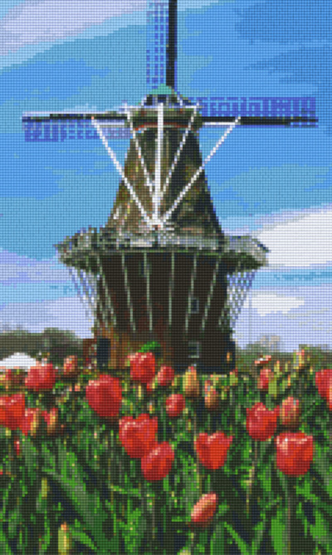Holland Twelve [12] Baseplate PixelHobby Mini-mosaic Art Kits image 0
